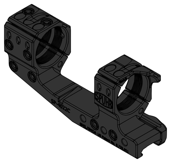 Spuhr Blockmontage ø34 Gen3 H 38 / 21 mm OMIL PIC Cantilever